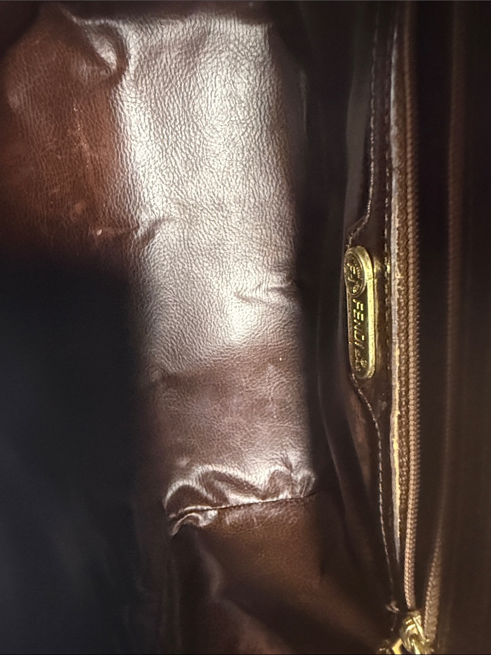 Fendi Rare Vintage S.A.S. Roma Embossed Pictorial Leather Doctor Bag - Picture 13 of 16